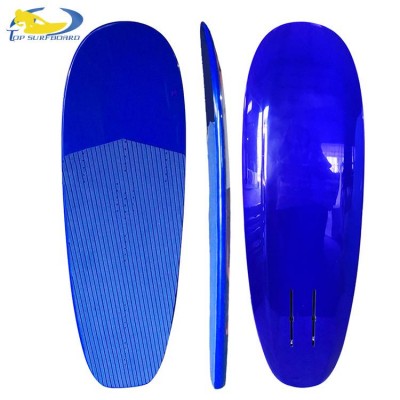 Short Blue Hydrofoil Kite Board,Hydrofoil Board With Surfboard Traction Pads